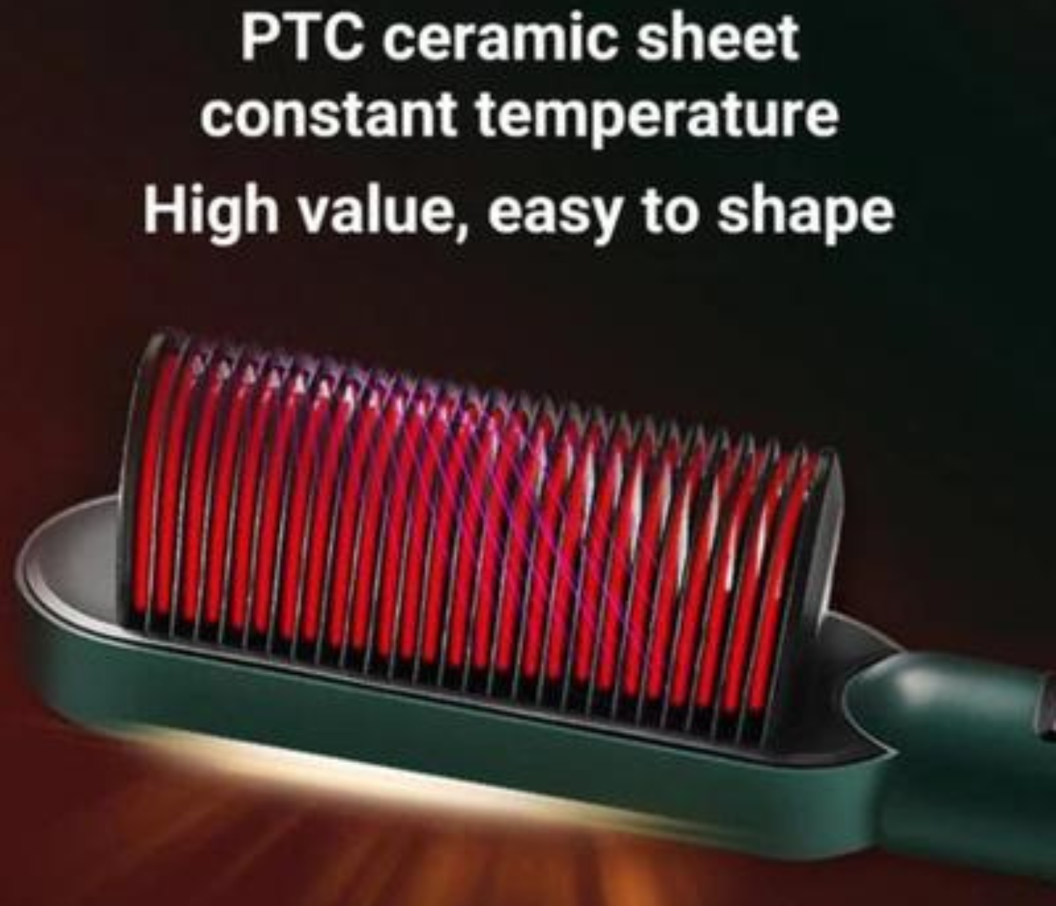 Fast Drying Hair Straightener Brush - Lightweight - Image 2