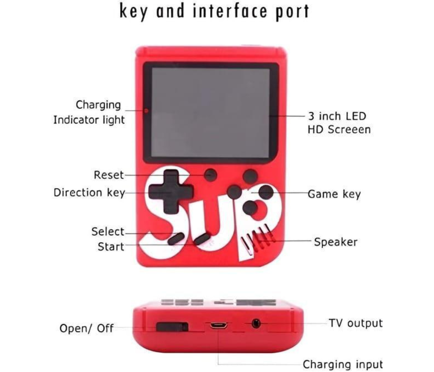 kids poratable video game enjoy your life - Image 2